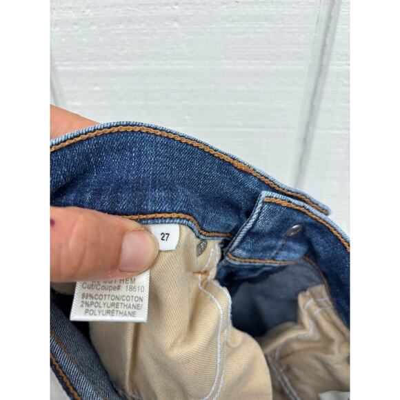 Rag & Bone High Rise Skinny Jeans, Raw Ankle Hem, Sz‎ 27 - Picture 6 of 9